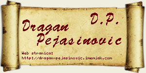 Dragan Pejašinović vizit kartica
